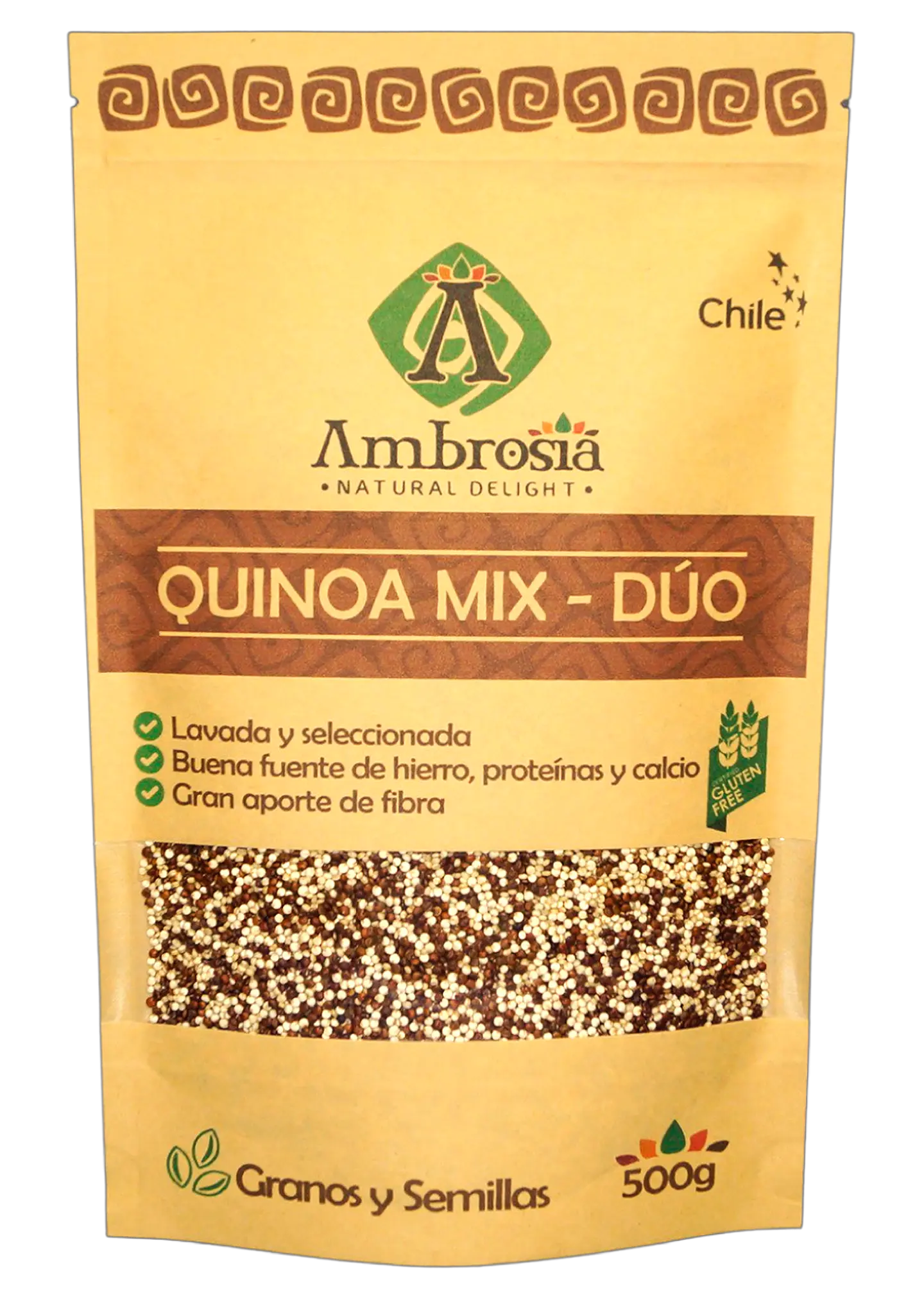Quinoa Mix Duo Sin Gluten 500g Ambrosía 1