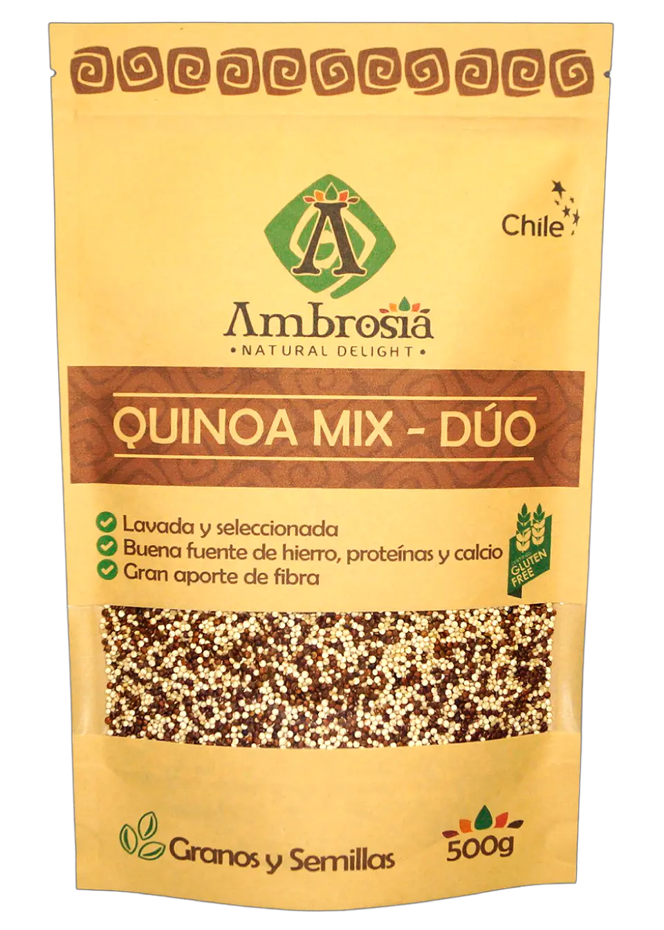Quinoa Mix Duo Sin Gluten 500g Ambrosía 1
