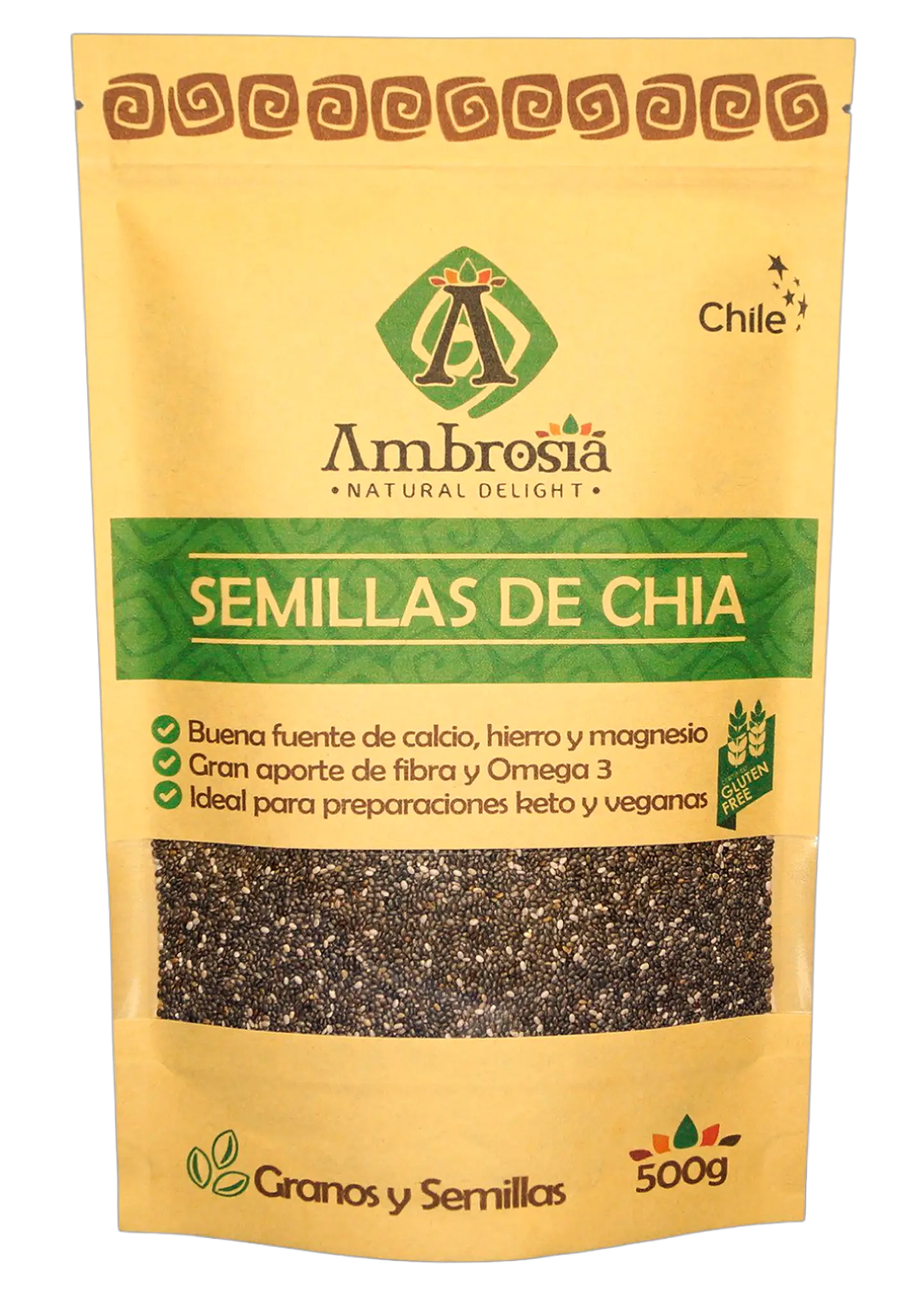 Chia Sin Gluten 500g Ambrosía 1