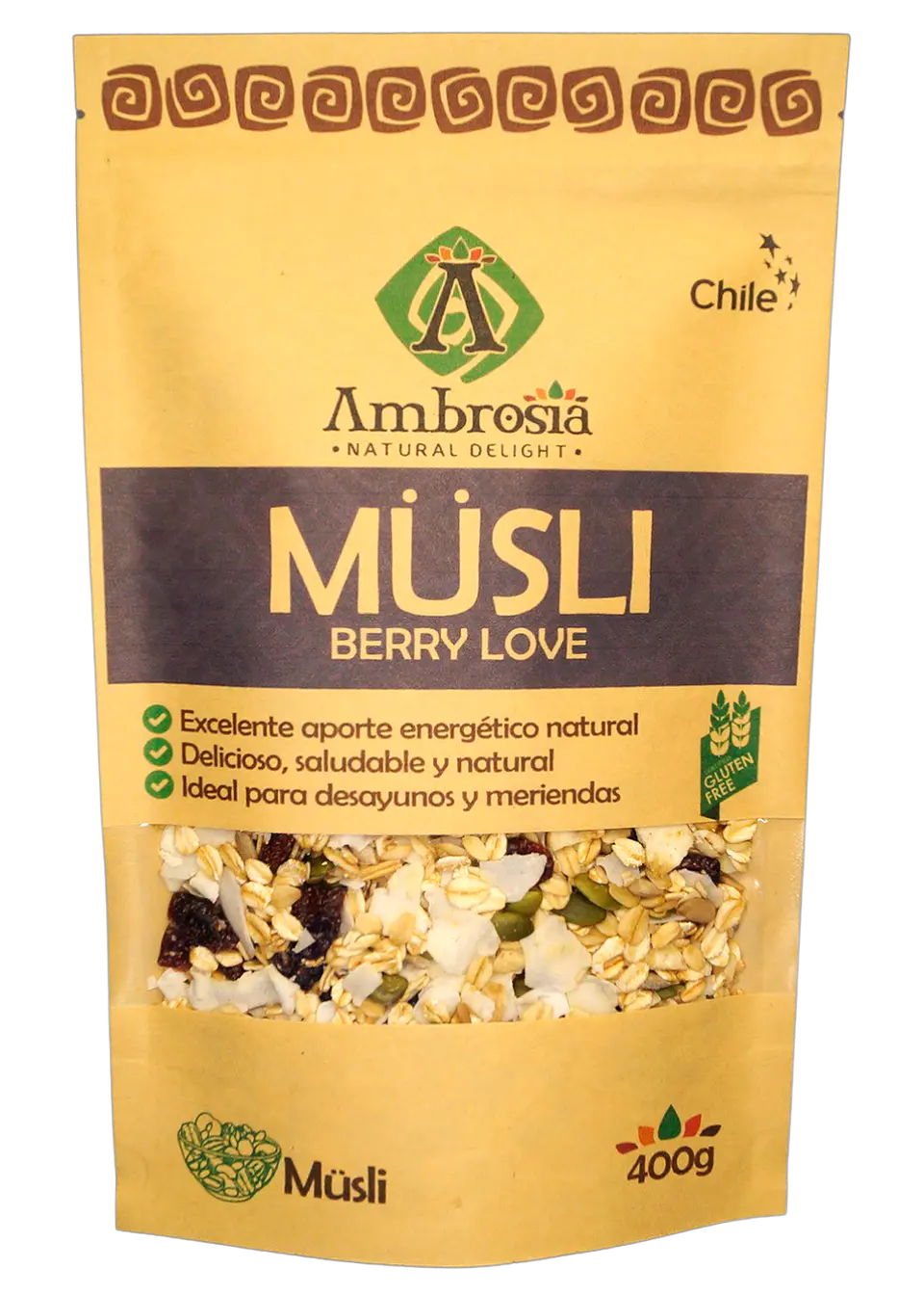 Müsli Berry Love Sin Gluten Ambrosía 400g 1
