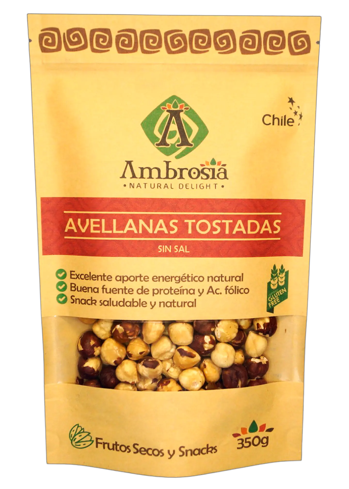 Avellanas Tostadas S/sal Sin Gluten Ambrosia 350g 1