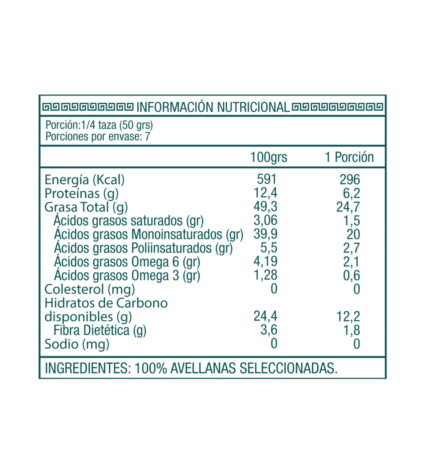 Avellanas Tostadas S/sal Sin Gluten Ambrosia 350g 2