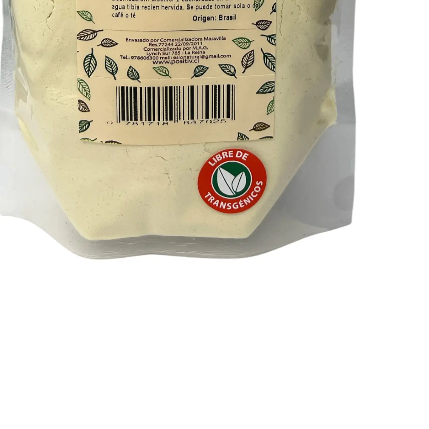 Bebida Vegetal de Soya en Polvo No Transgénica 500g Positiv 2
