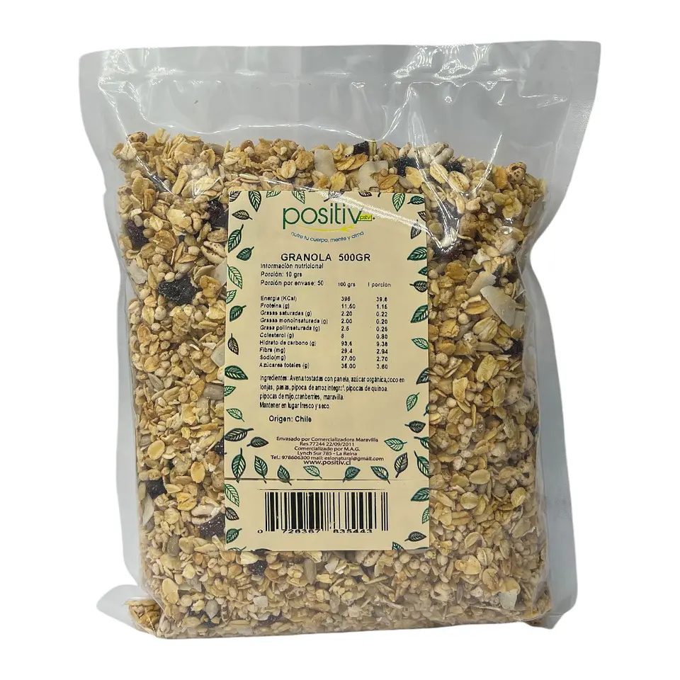 Granola 500g Positiv 1