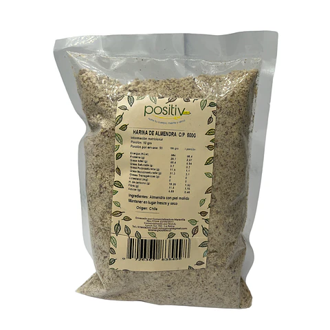 Harina de Almendras con Piel 500g Positiv