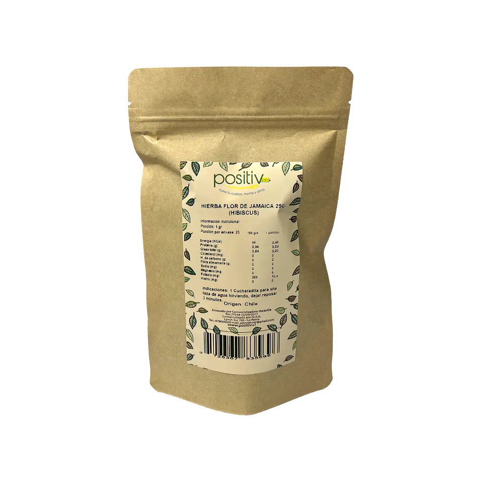 Flor de Jamaica (Hibiscus) 25g Positiv 1