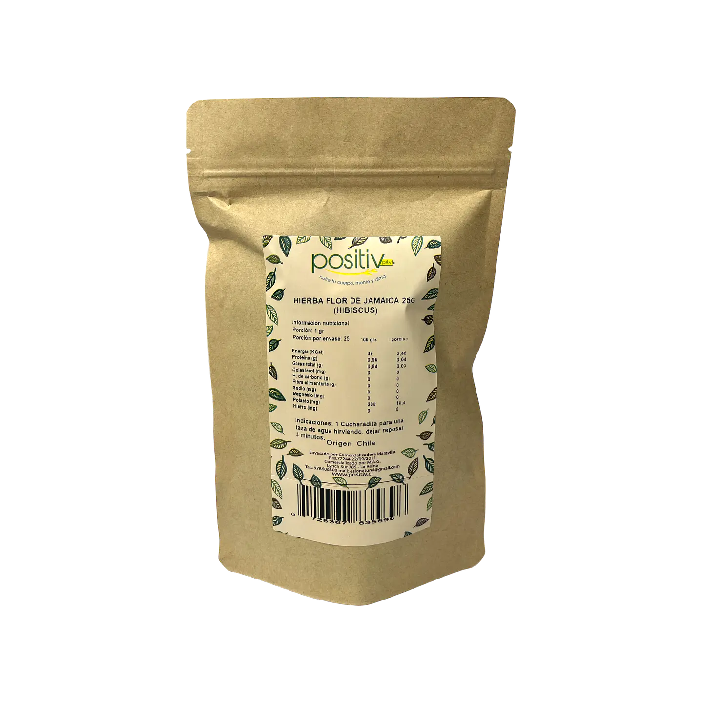 Flor de Jamaica (Hibiscus) 25g Positiv 2