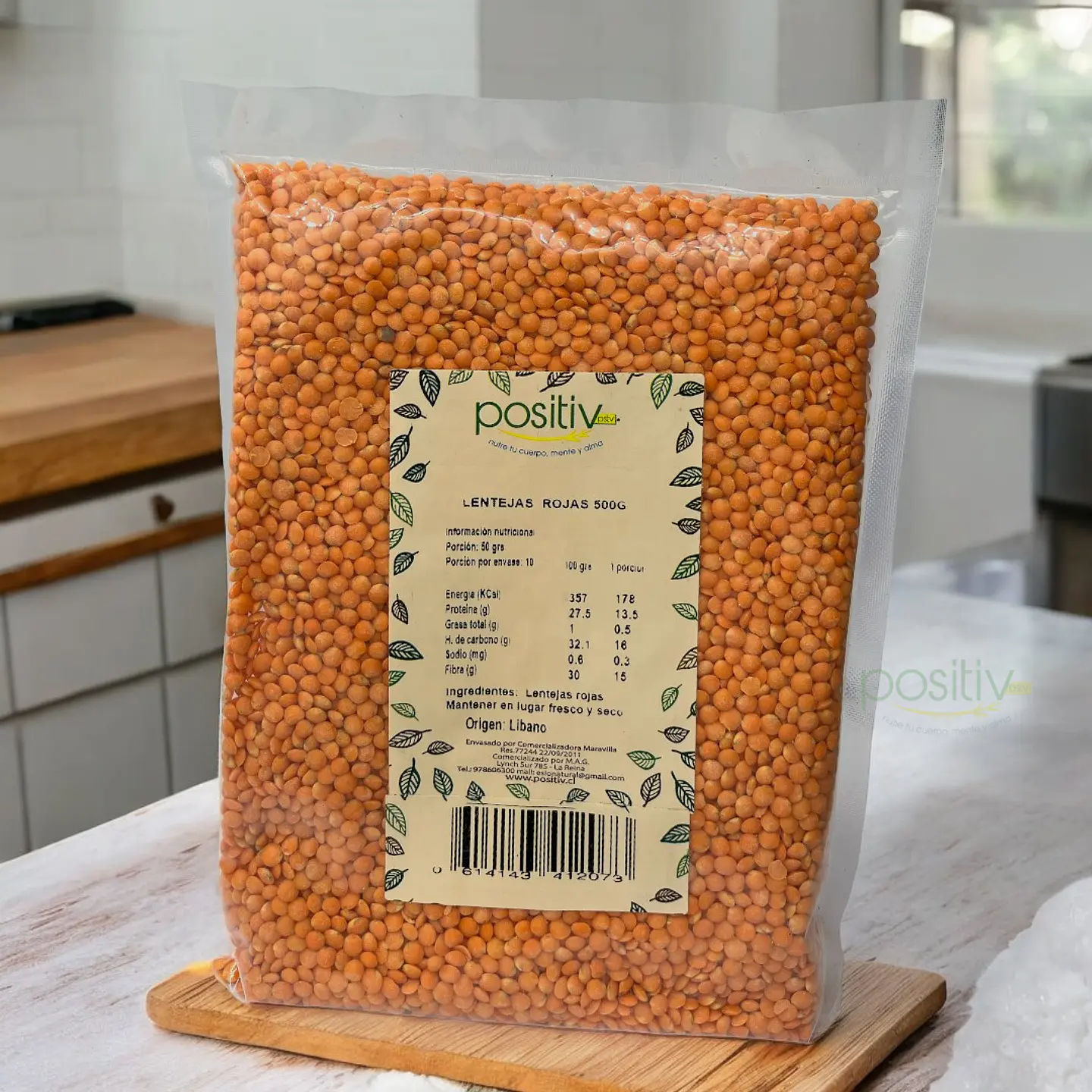Lentejas Rojas 1kg Positiv 3