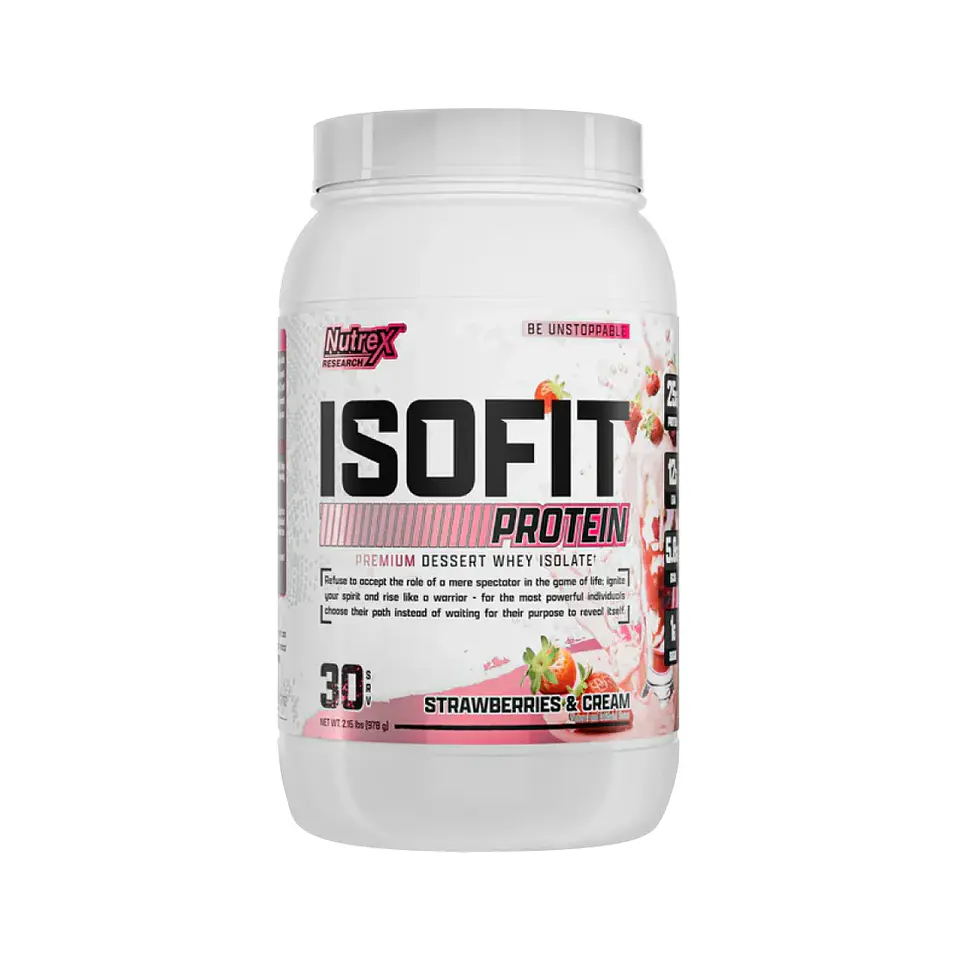 Isofit 2 lbs Nutrex Sabor Strawberry and Cream 1