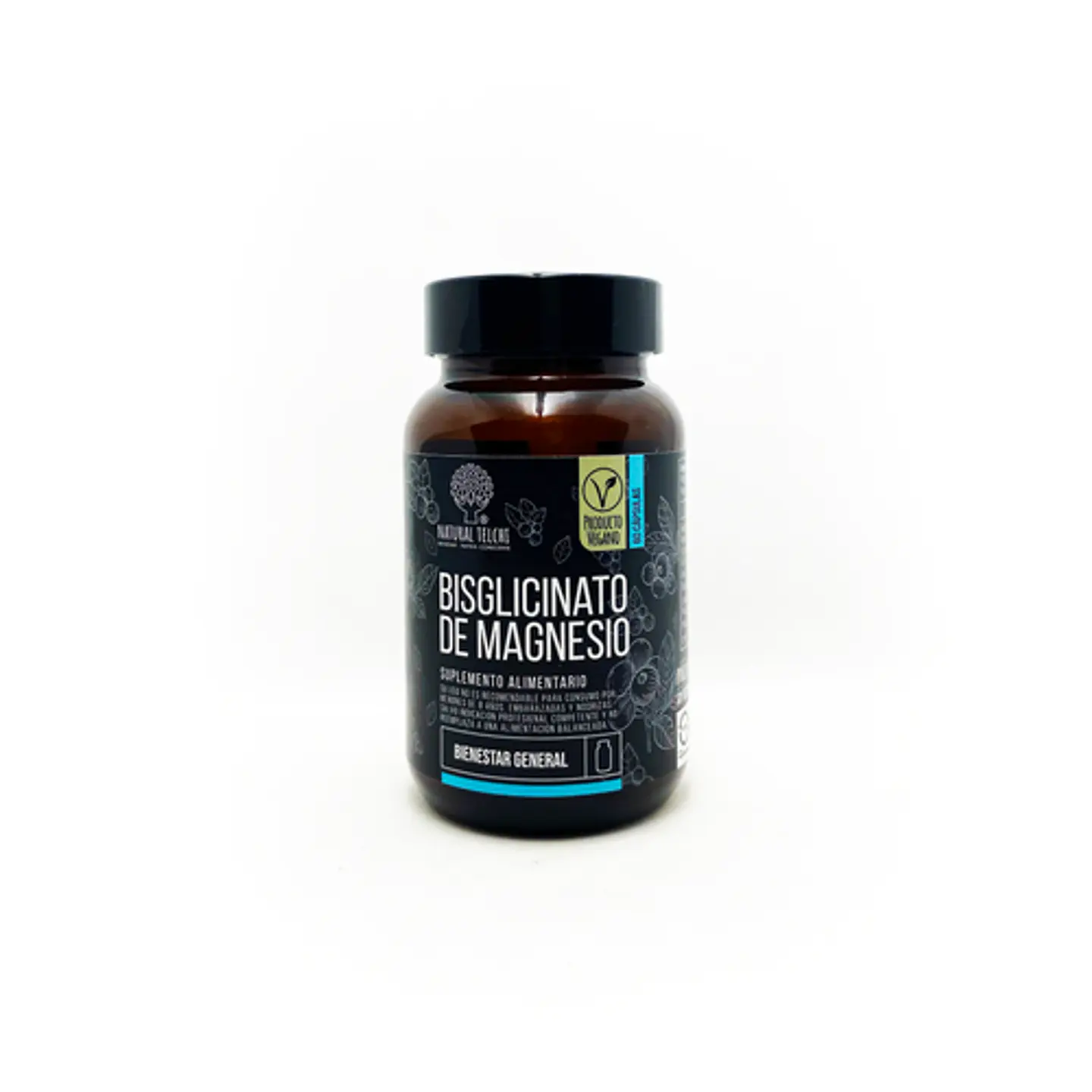 Bisglicinato de Magnesio 500 mg Natural Telchi 60 capsulas 1