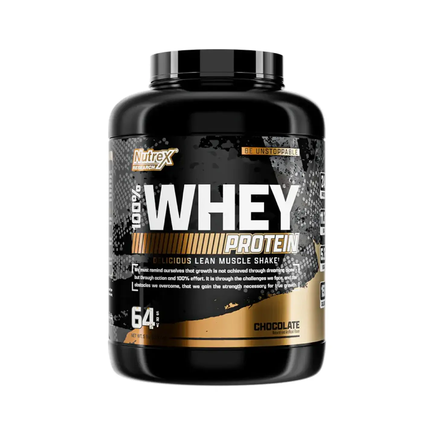 Proteína 100% Whey Nutrex 5 lbs Chocolate 1