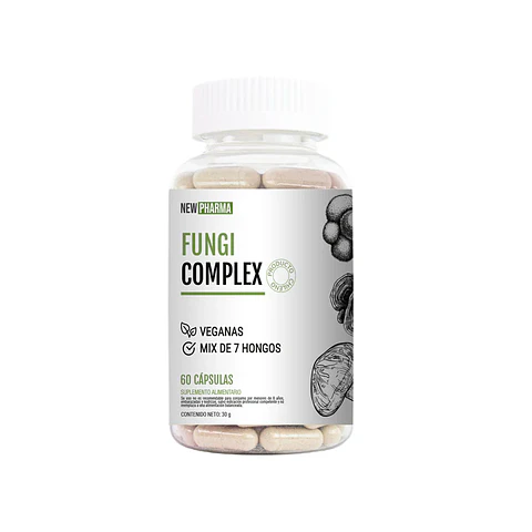 Fungi Complex 60 Cápsulsa Newpharma - Mix 7 Hongos