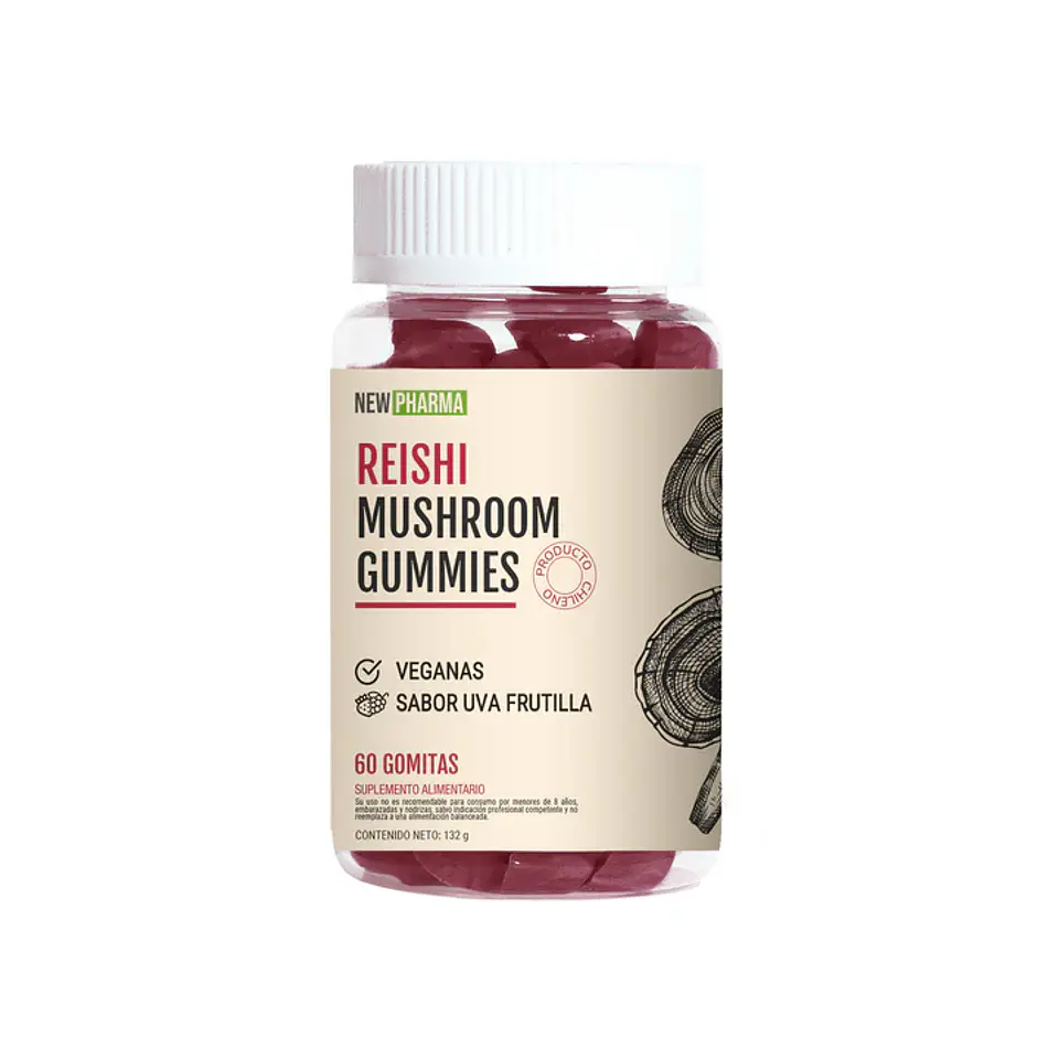Reishi en Gomitas Newpharma 60 porciones 1