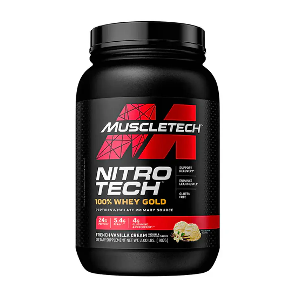 Nitro Tech 100% Whey Protein 2 Lbs Muscletech 1