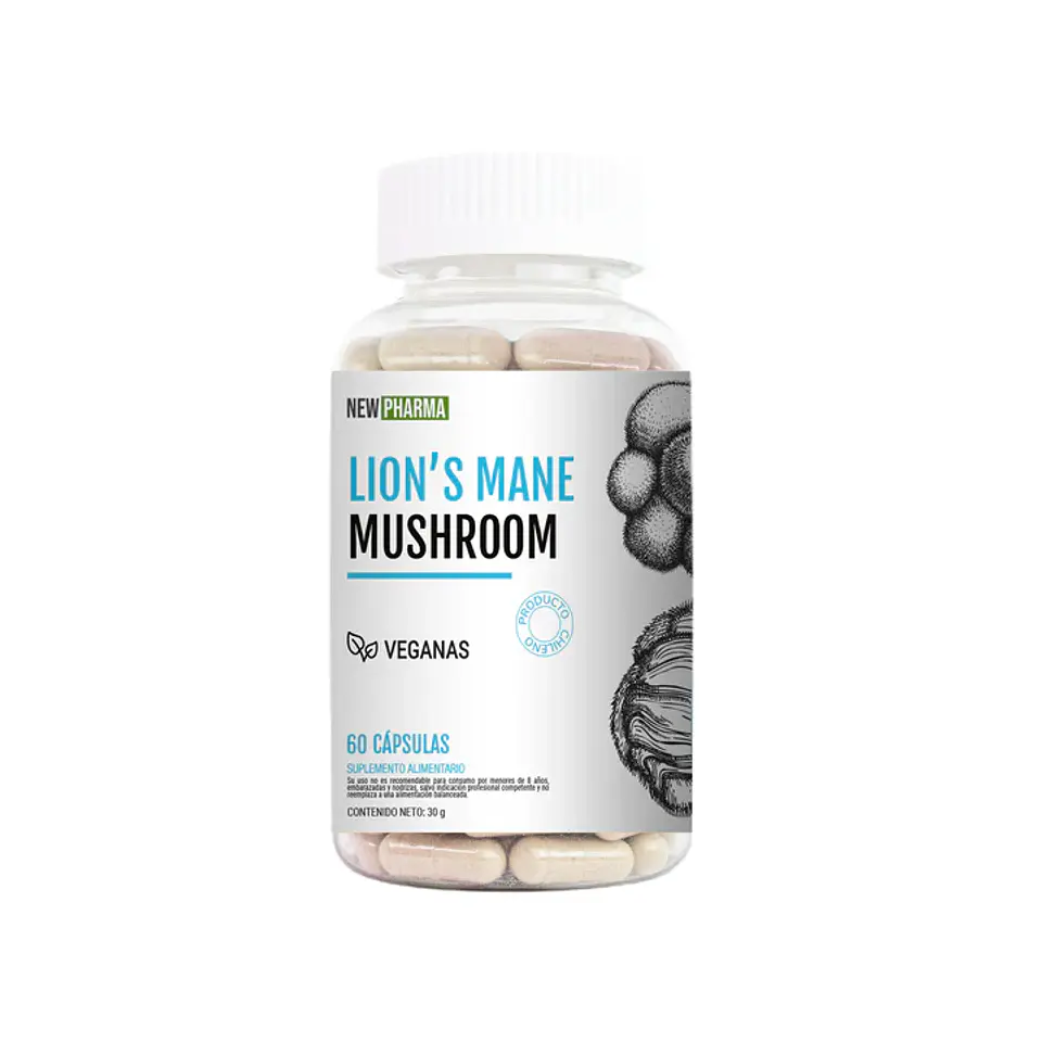 Melena de León Cápsulas NewPharma 60 un 1