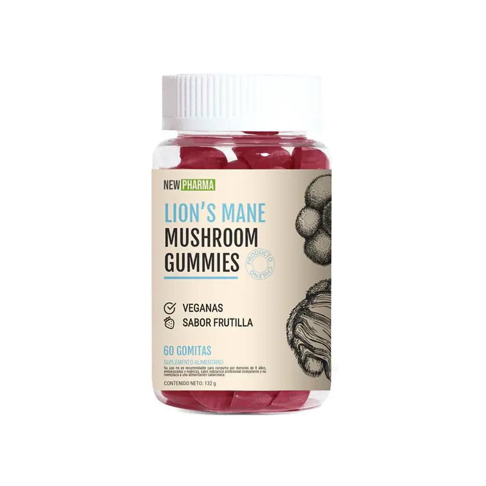 Melena de León Gomitas NewPharma 60 un 1