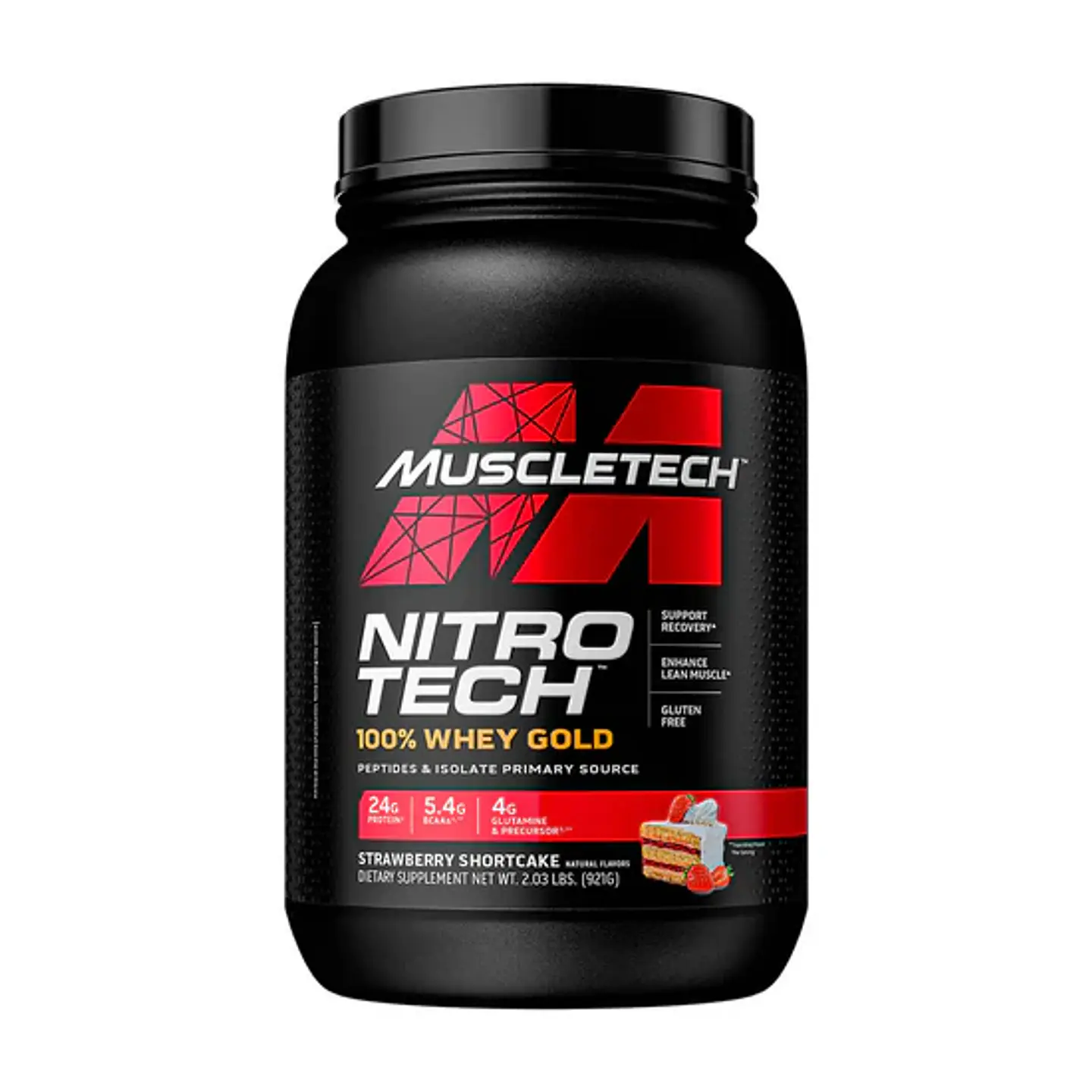 Nitro Tech 100% Whey Protein 2 Lbs Muscletech 4
