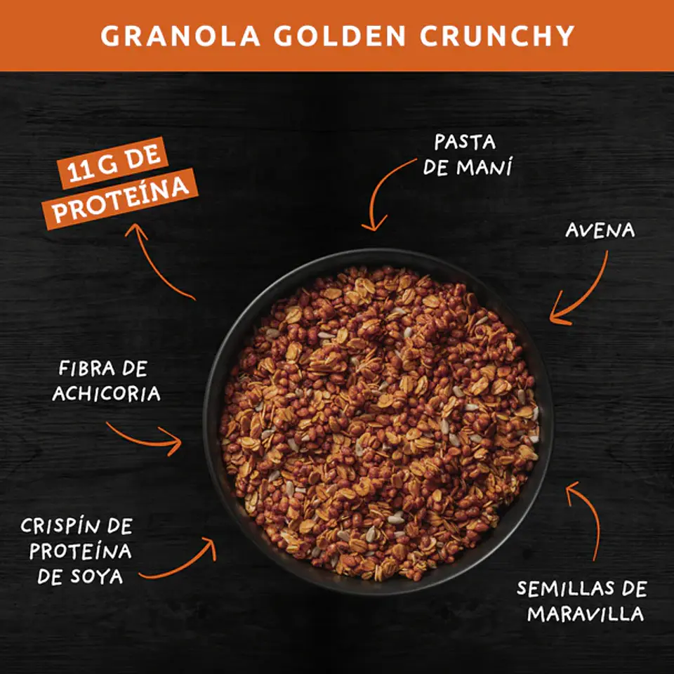 Wild Protein Granola Golden Crunchy 300g 4