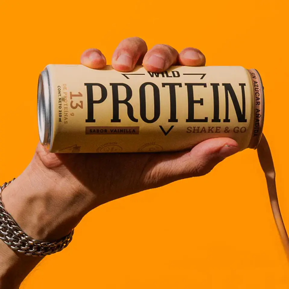 Batido de Proteína Shake&Go Vainilla Wild Foods 310ml 5