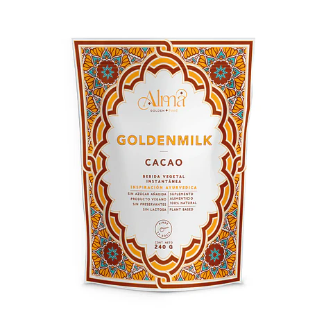 Goldenmilk Cacao 240g Leche Dorada Alma Golden Foods