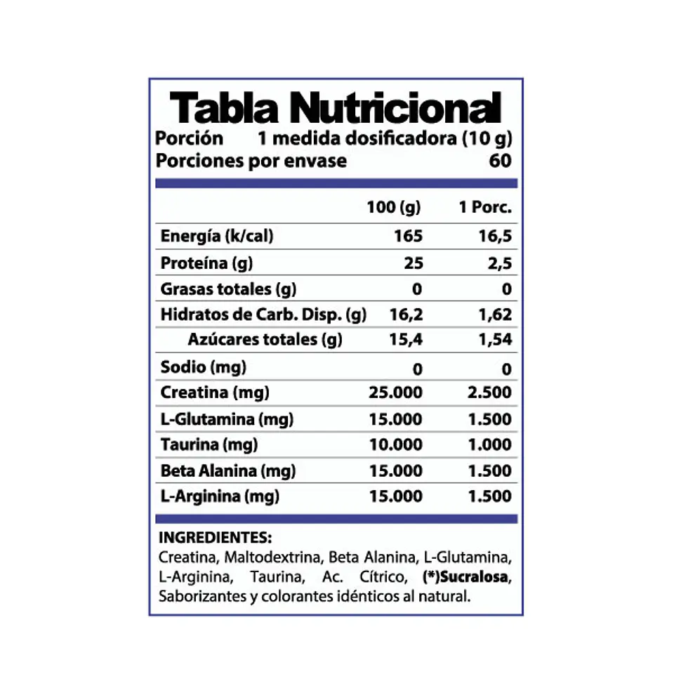 Pre Entreno CGT Workout 600g Winkler 60 porciones 2