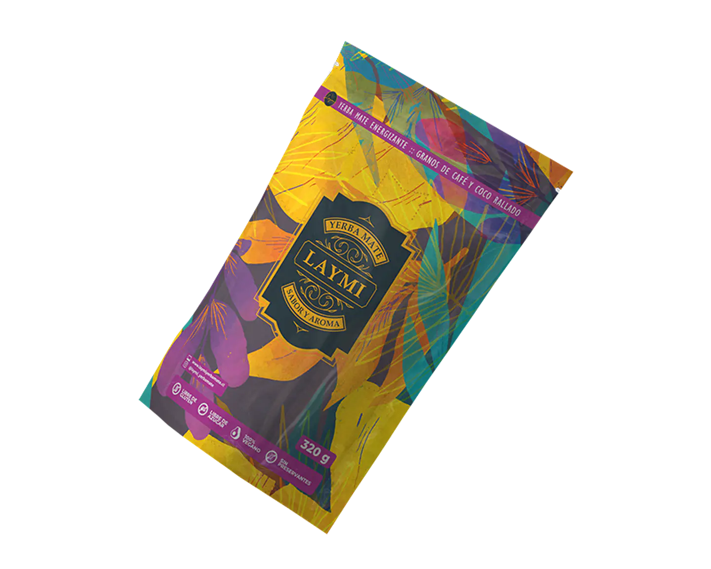 Yerba Mate Energizante Laymi 320g 2