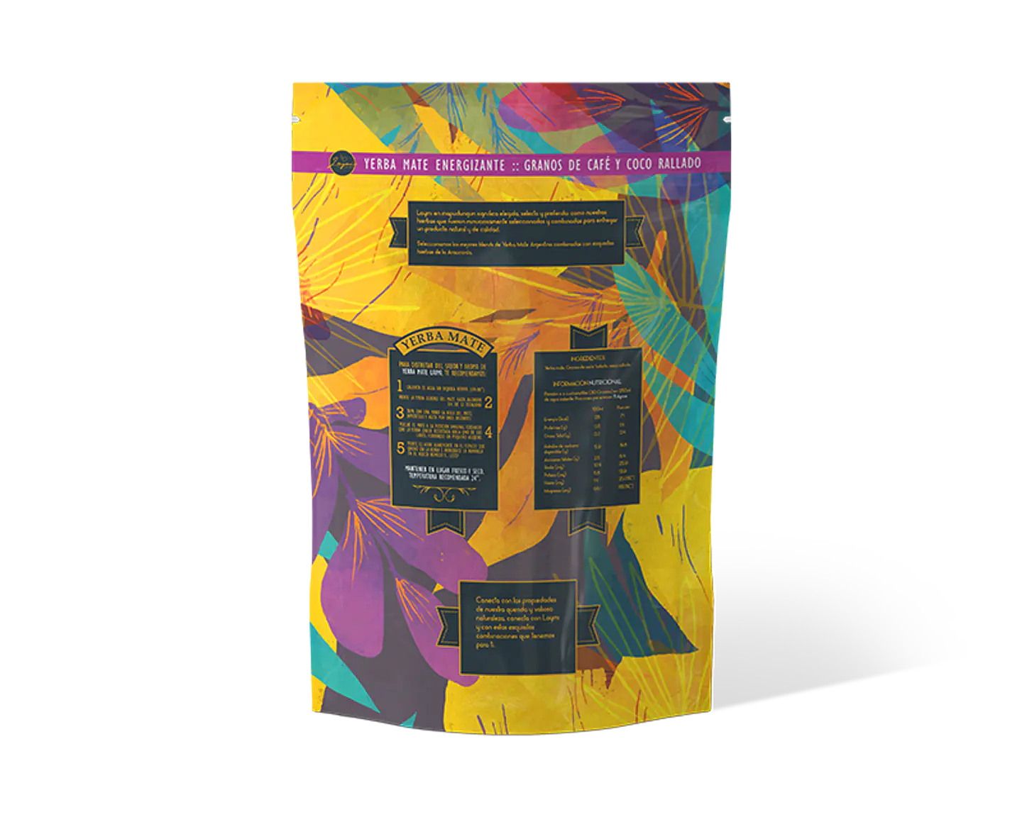Yerba Mate Energizante Laymi 320g 3