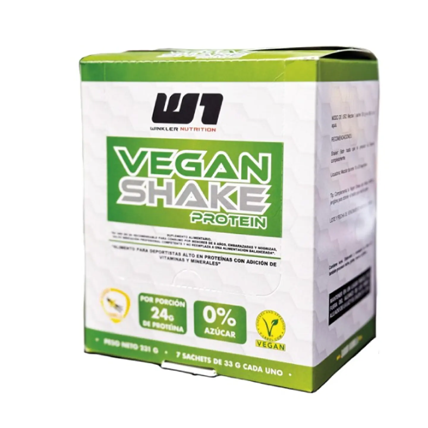 Sachet Proteína Vegan Shake 33g Winkler 1