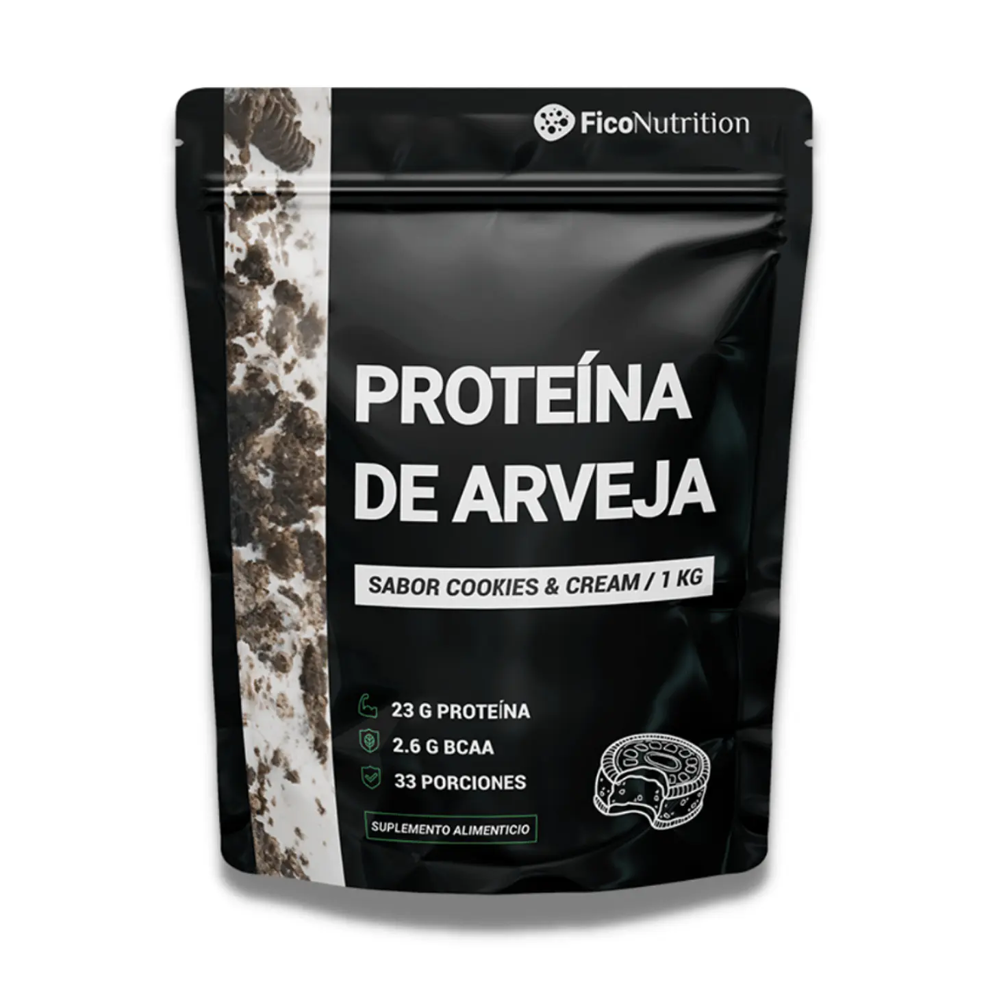 Proteína Vegetal de Arvejas Fico Nutrition 1 kg 3