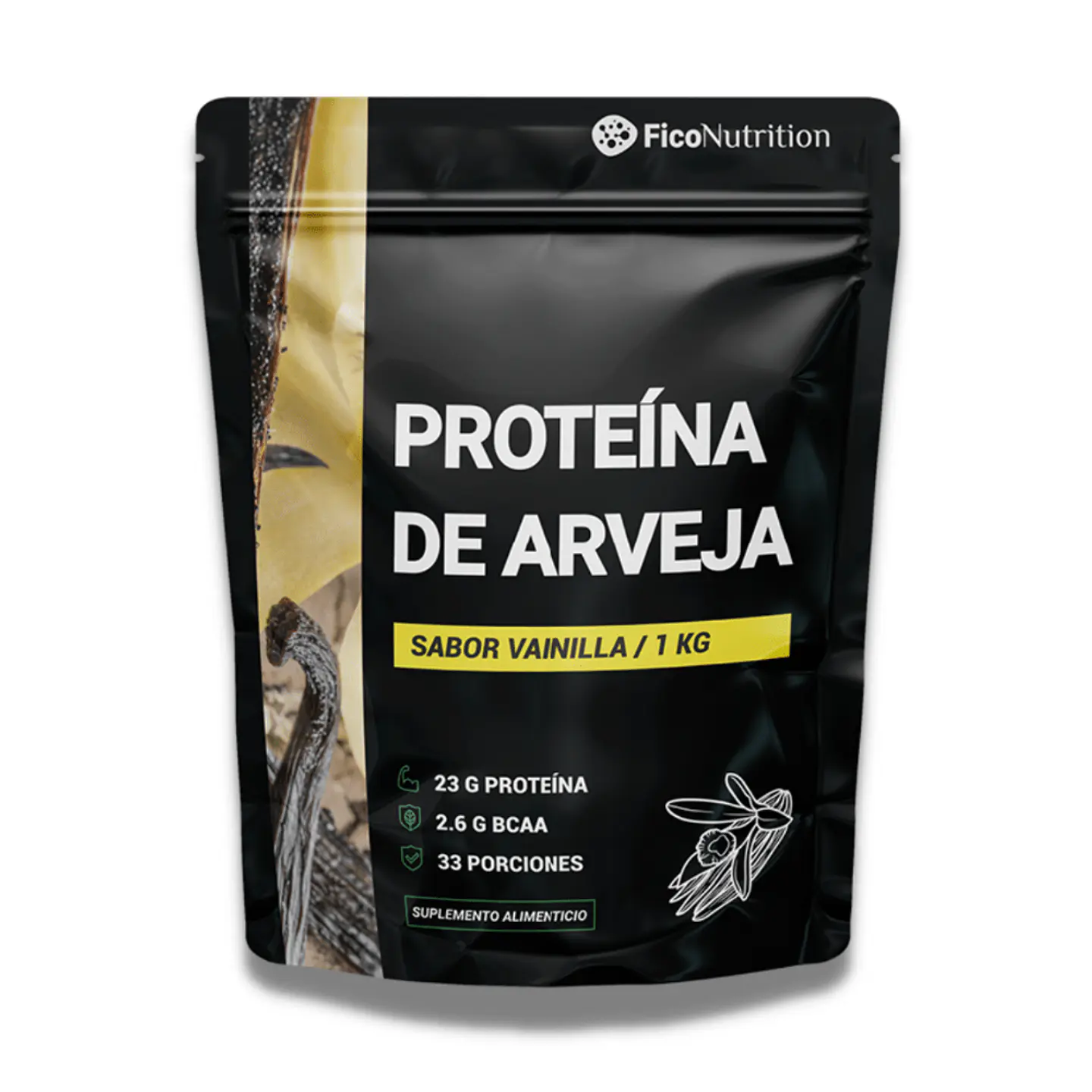 Proteína Vegetal de Arvejas Fico Nutrition 1 kg 4