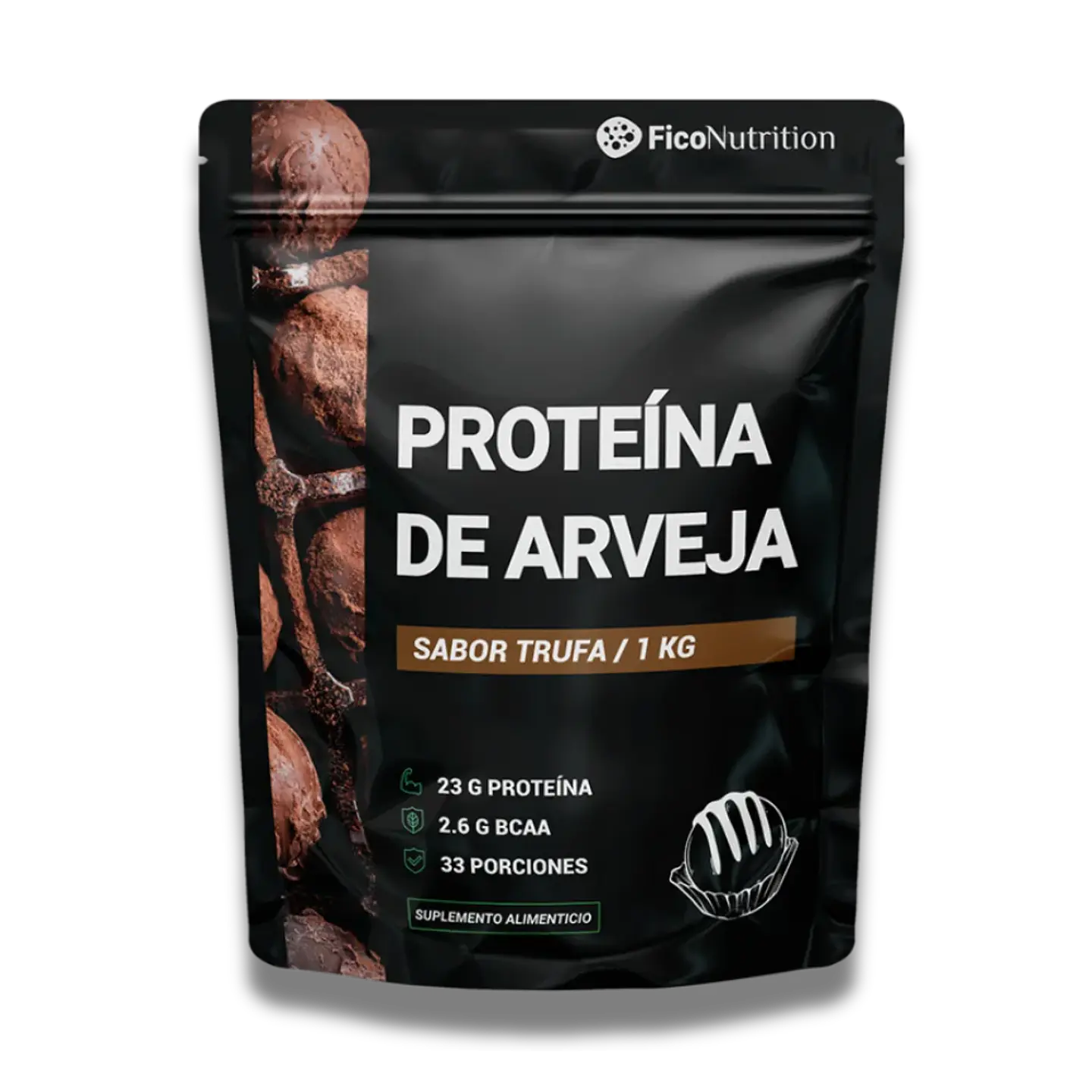 Proteína Vegetal de Arvejas Fico Nutrition 1 kg 6