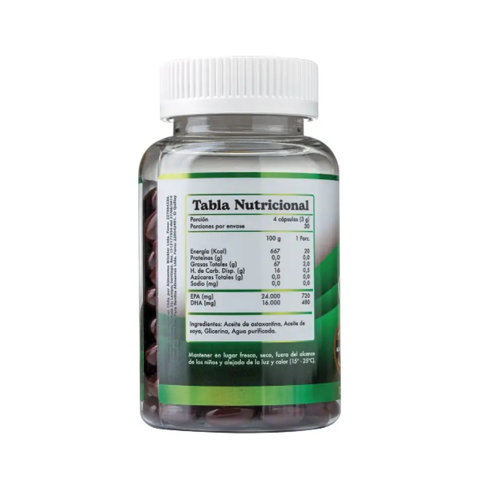 Omega 3 Vegano de Microalgas Winkler 1200 mg 3