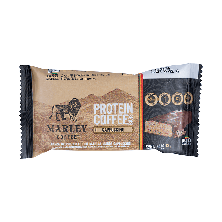 Barrita de Proteína Marley Coffe Capuccino 4 un 3