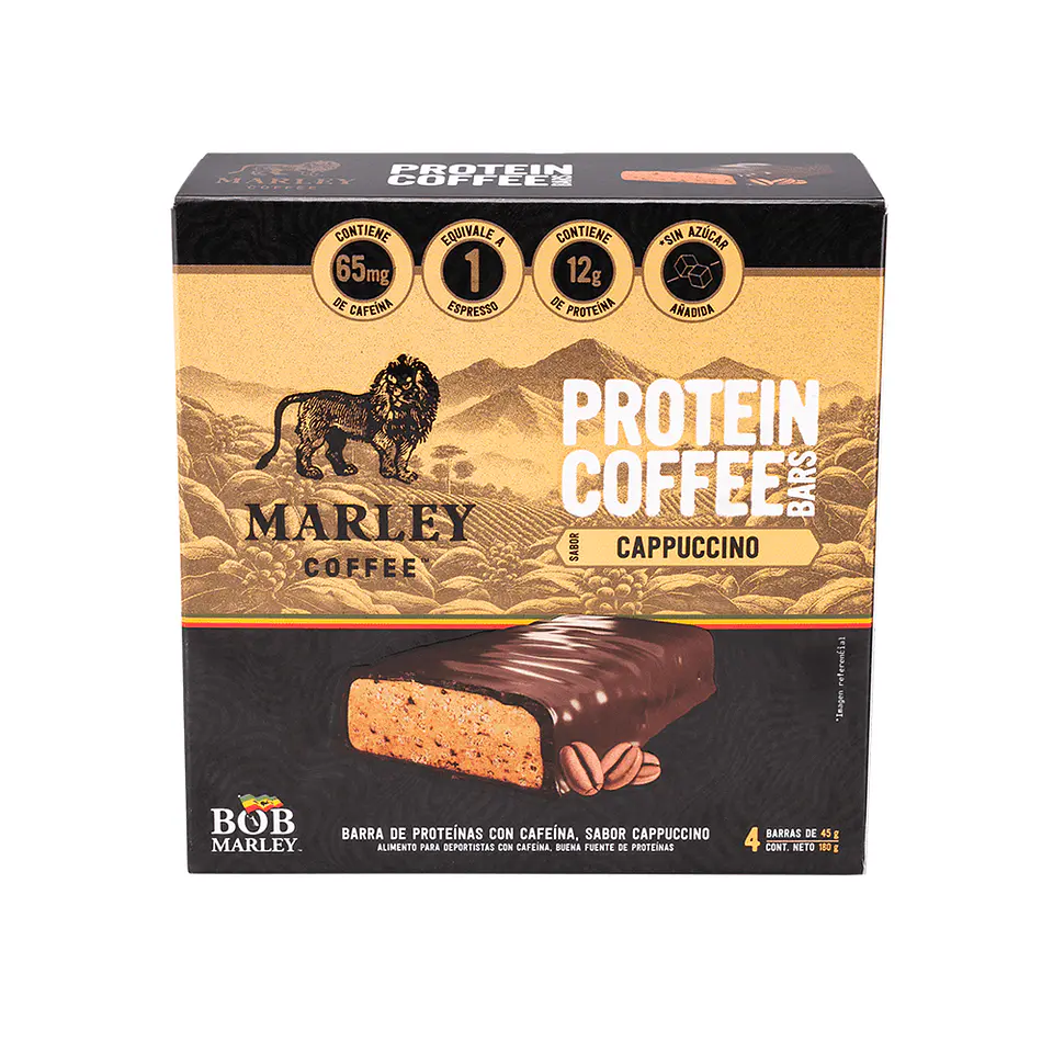 Barrita de Proteína Marley Coffe Capuccino 4 un 4