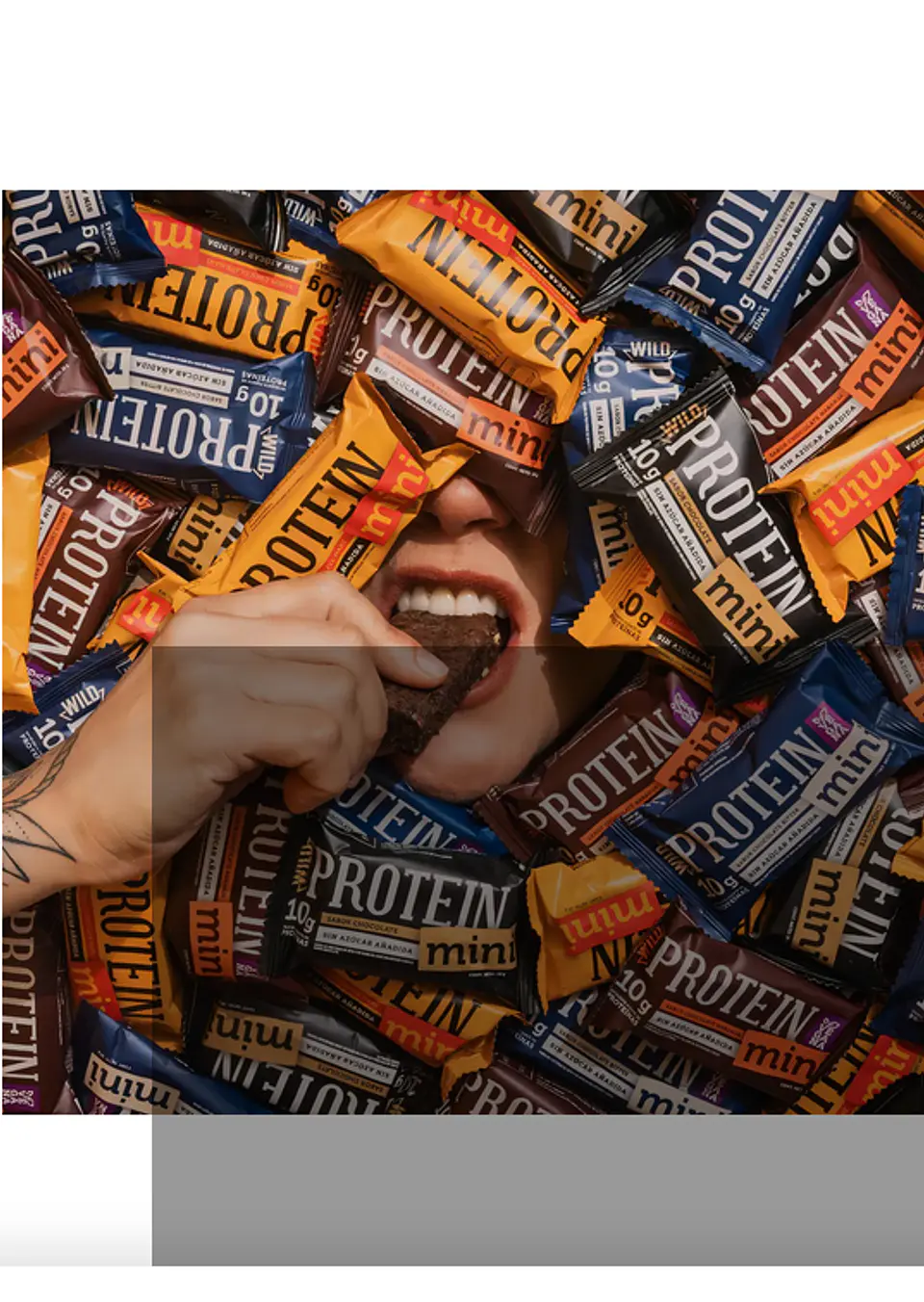 Barrita Wild Protein Chocolate Bitter Mini  2