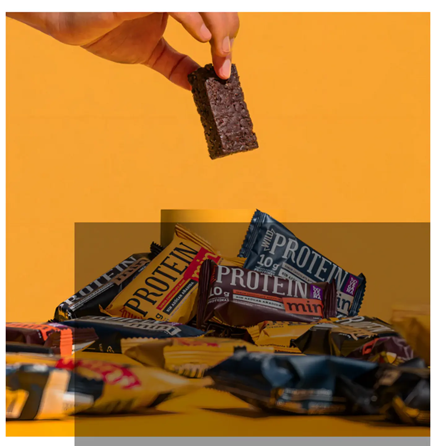 Barrita Wild Protein Chocolate Bitter Mini  3