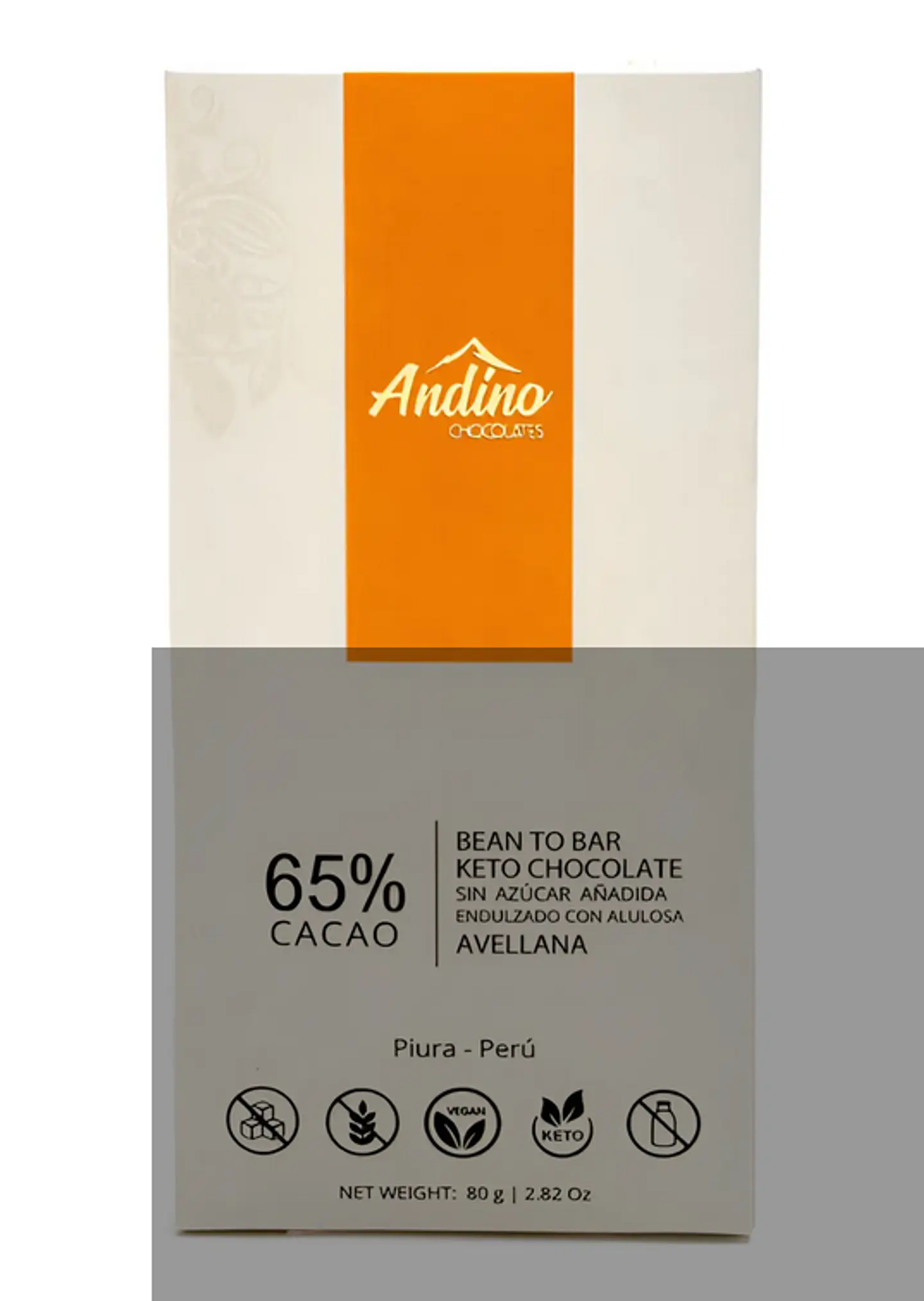 Chocolate Keto Andino 65% 80g 1