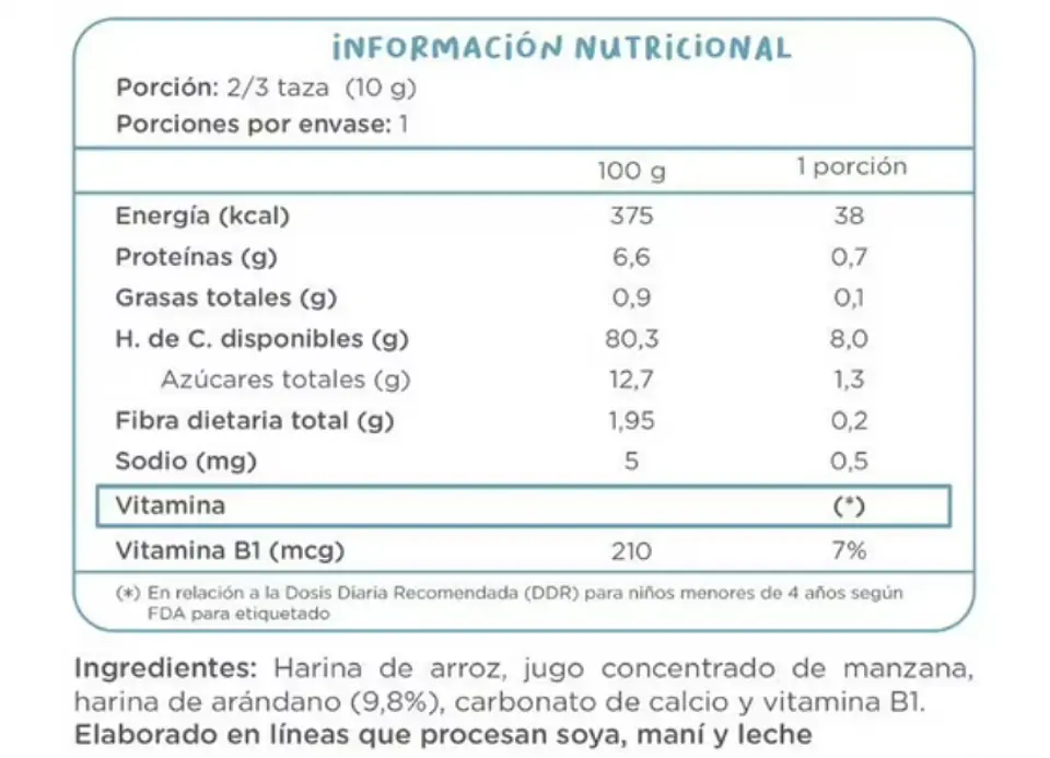 Cereal Puffs Kuna Foods Manzana Arándano 10g 3