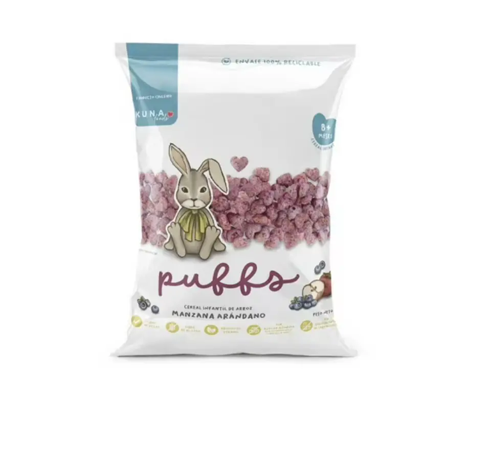 Cereal Puffs Kuna Foods Manzana Arándano 10g 1