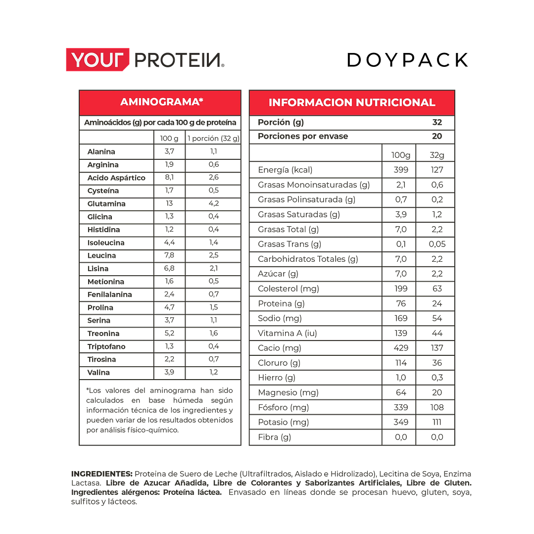 Proteína Neutra Your Protein Whey 660g 2