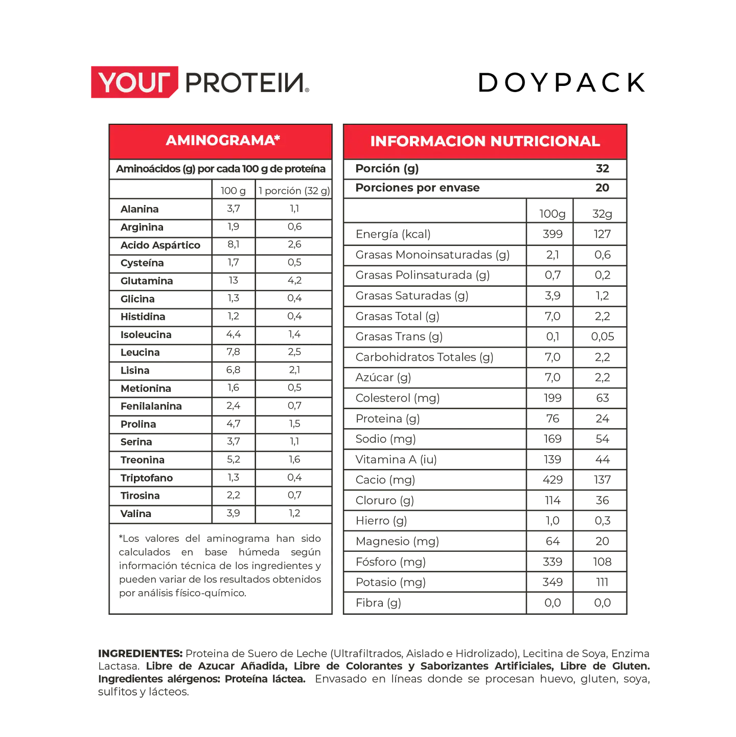 Proteína Neutra Your Protein Whey 660g 2