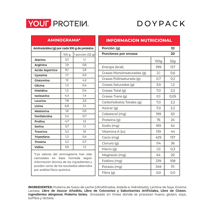 Proteína Neutra Your Protein Whey 660g 2