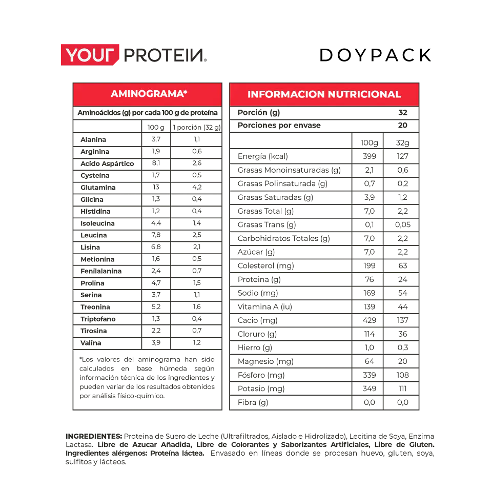 Proteína Neutra Your Protein Whey 660g 2