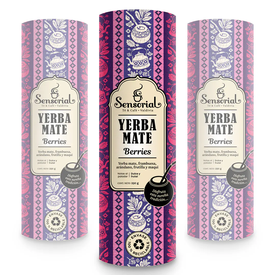 Yerba Mate Sensorial Berries 250g 1