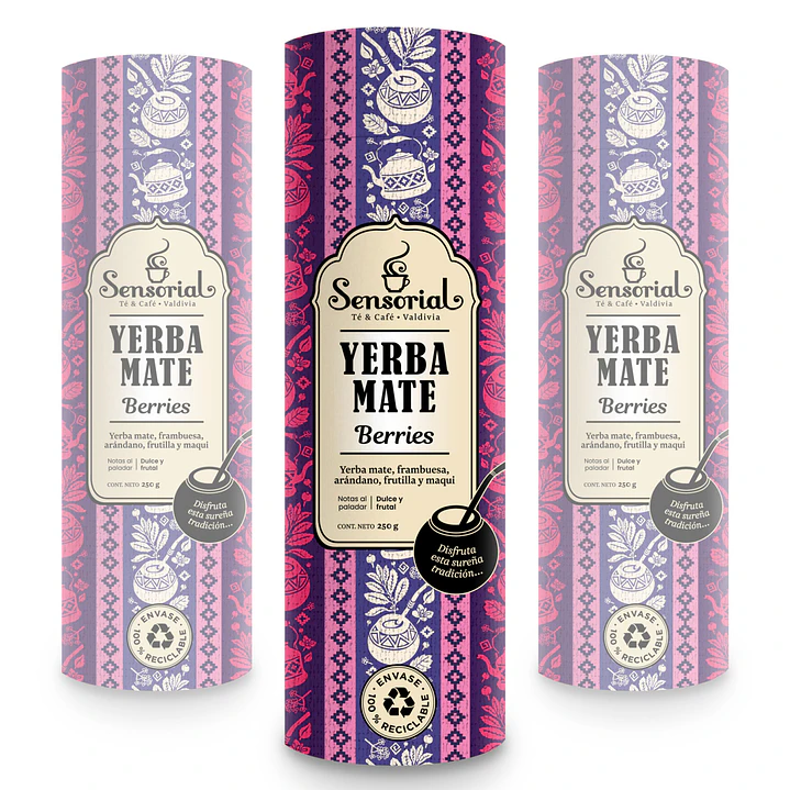 Yerba Mate Sensorial Berries 250g 1