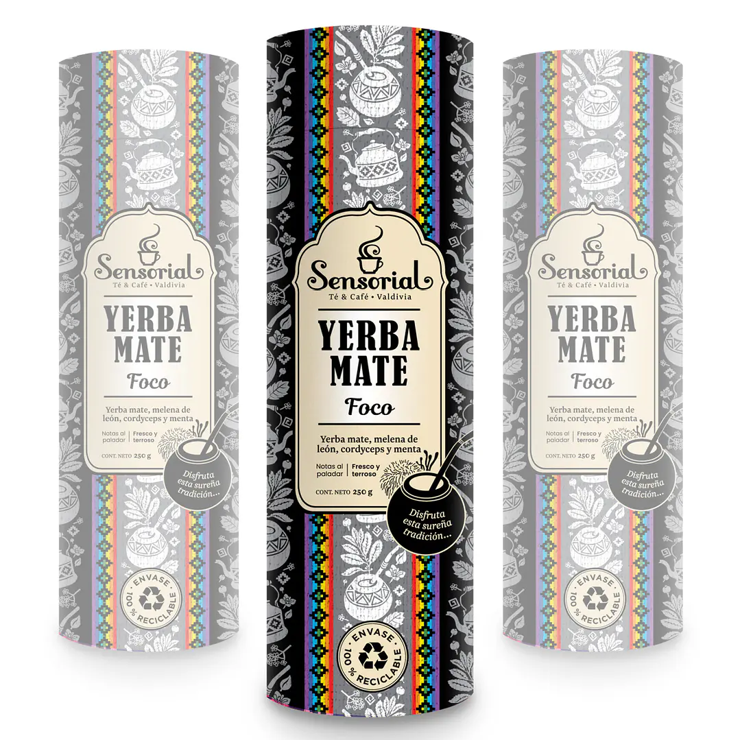 Yerba Mate Sensorial Foco 250g 1