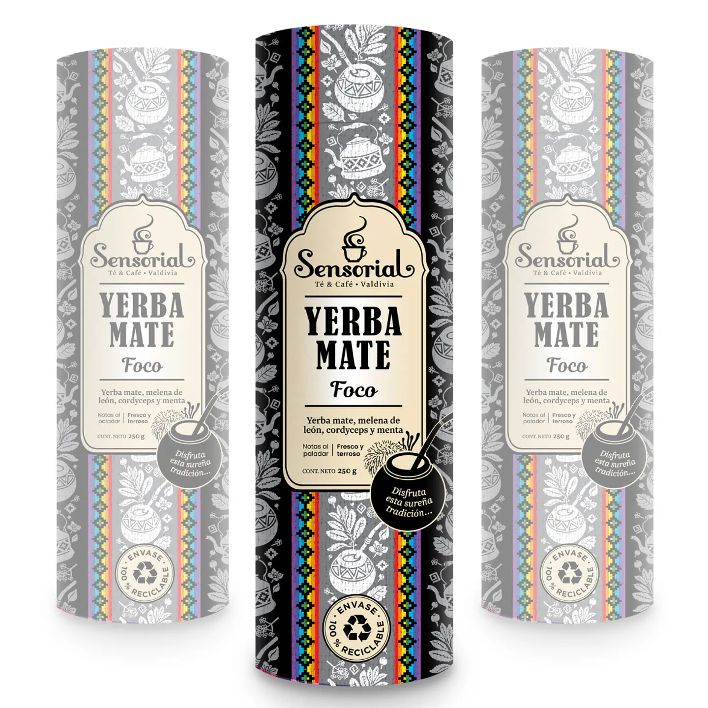 Yerba Mate Sensorial Foco 250g 1