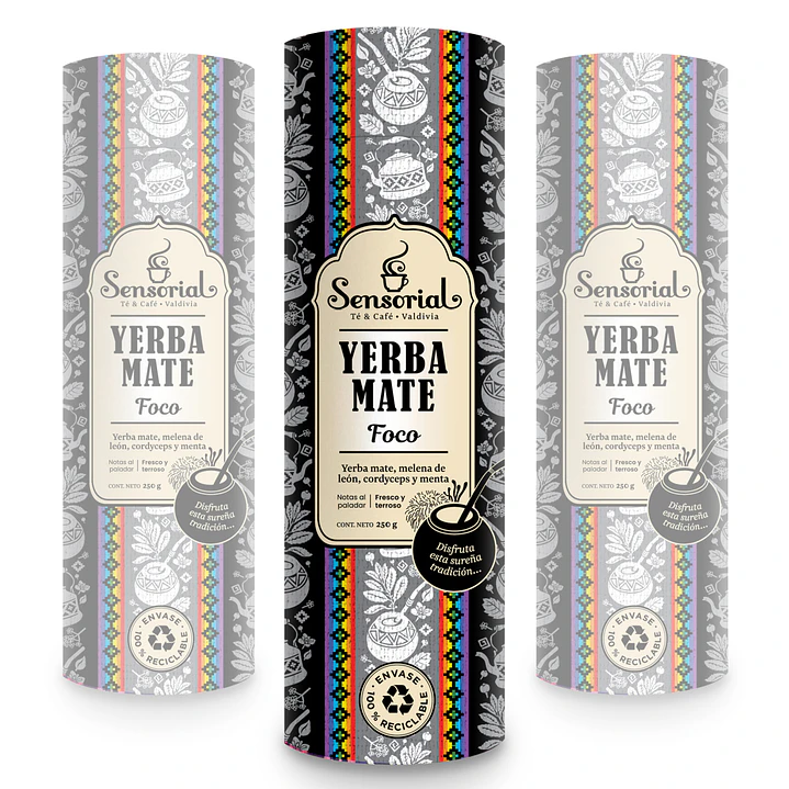 Yerba Mate Sensorial Foco 250g 1