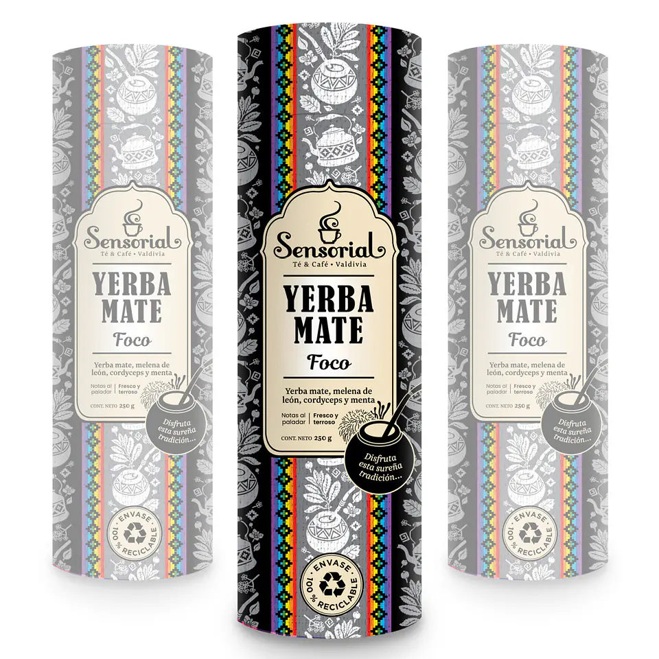 Yerba Mate Sensorial Foco 250g 1