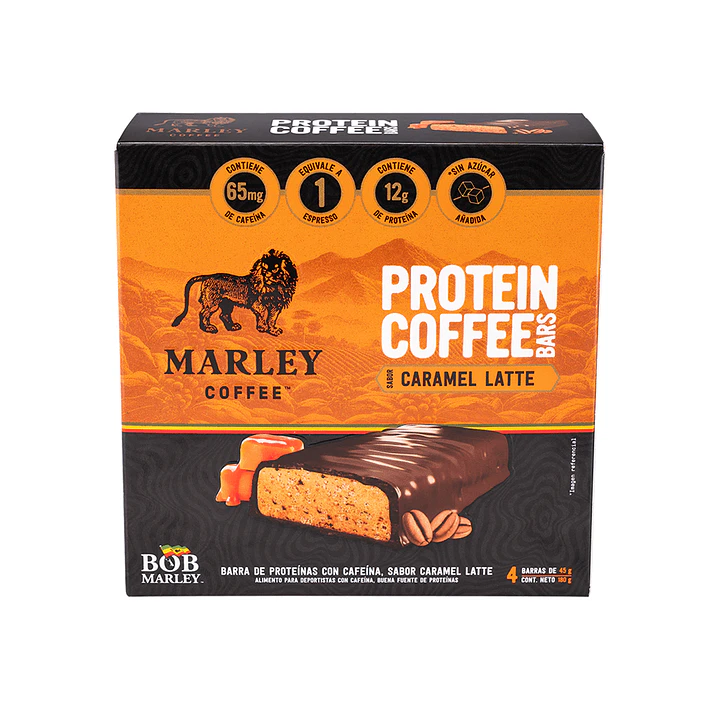 Barrita de Proteína Marley Coffe Caramel 4 un 1